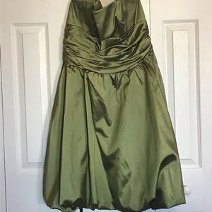 Olive Green Bridesmaids Dresses At David's Bridal for Sale up to 90% Off:  Poshmark
